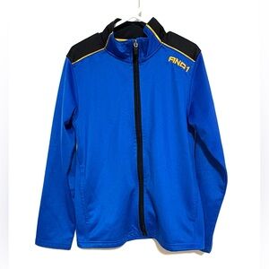 AND1 Kids Blue and Black Rashguard